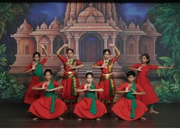 Children dancing joyfully